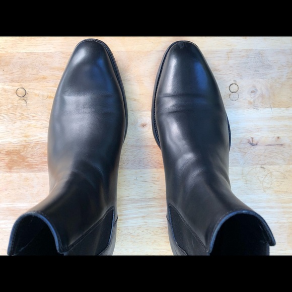 Saint Laurent Paris Leather Wyatt Chelsea Boot - Picture 5 of 7